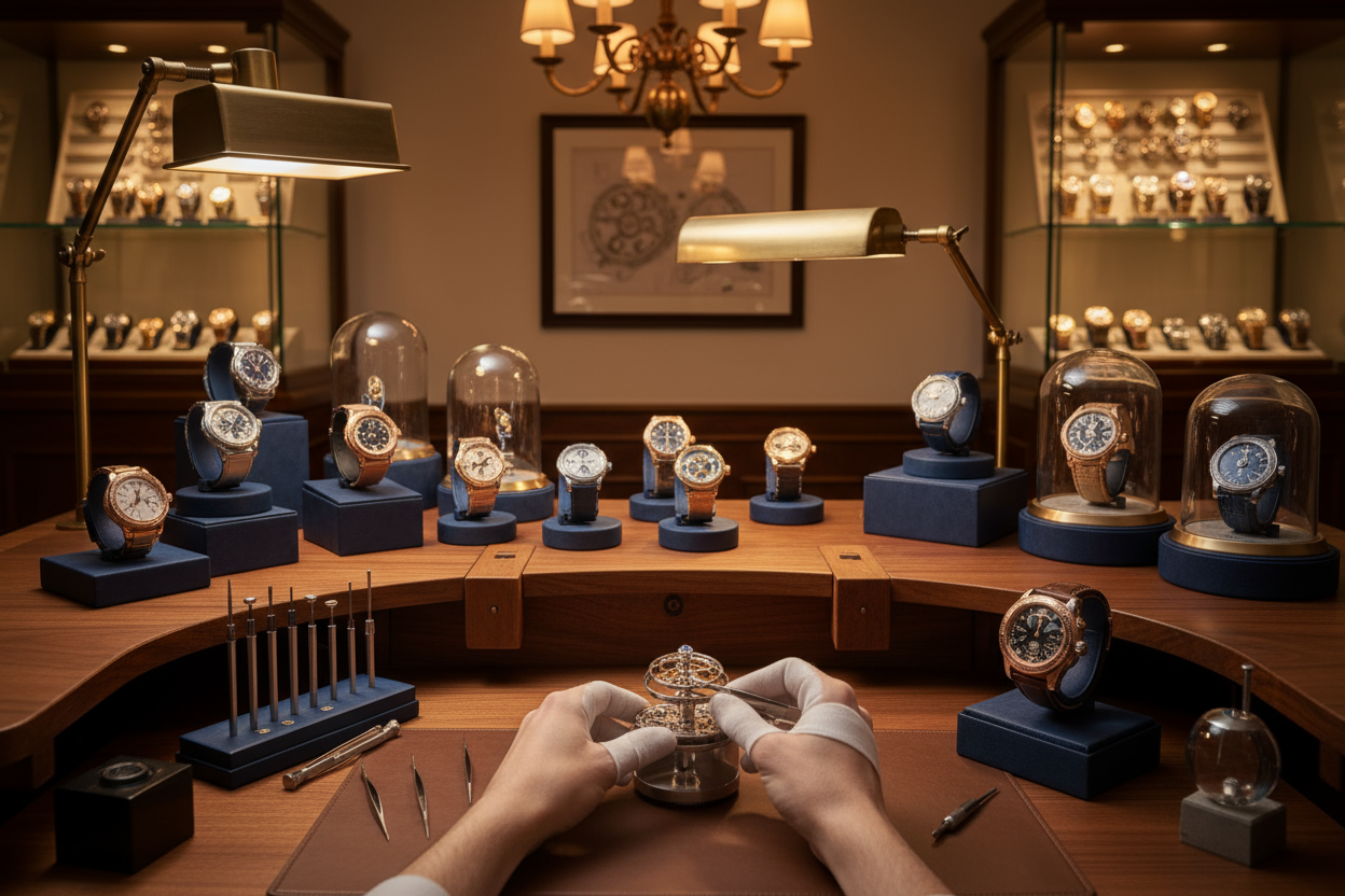 Luxury watch Work shop 